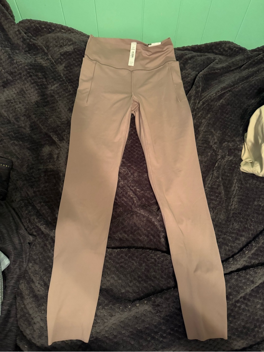PINK Victoria's Secret Mauve High-Waist Leggings